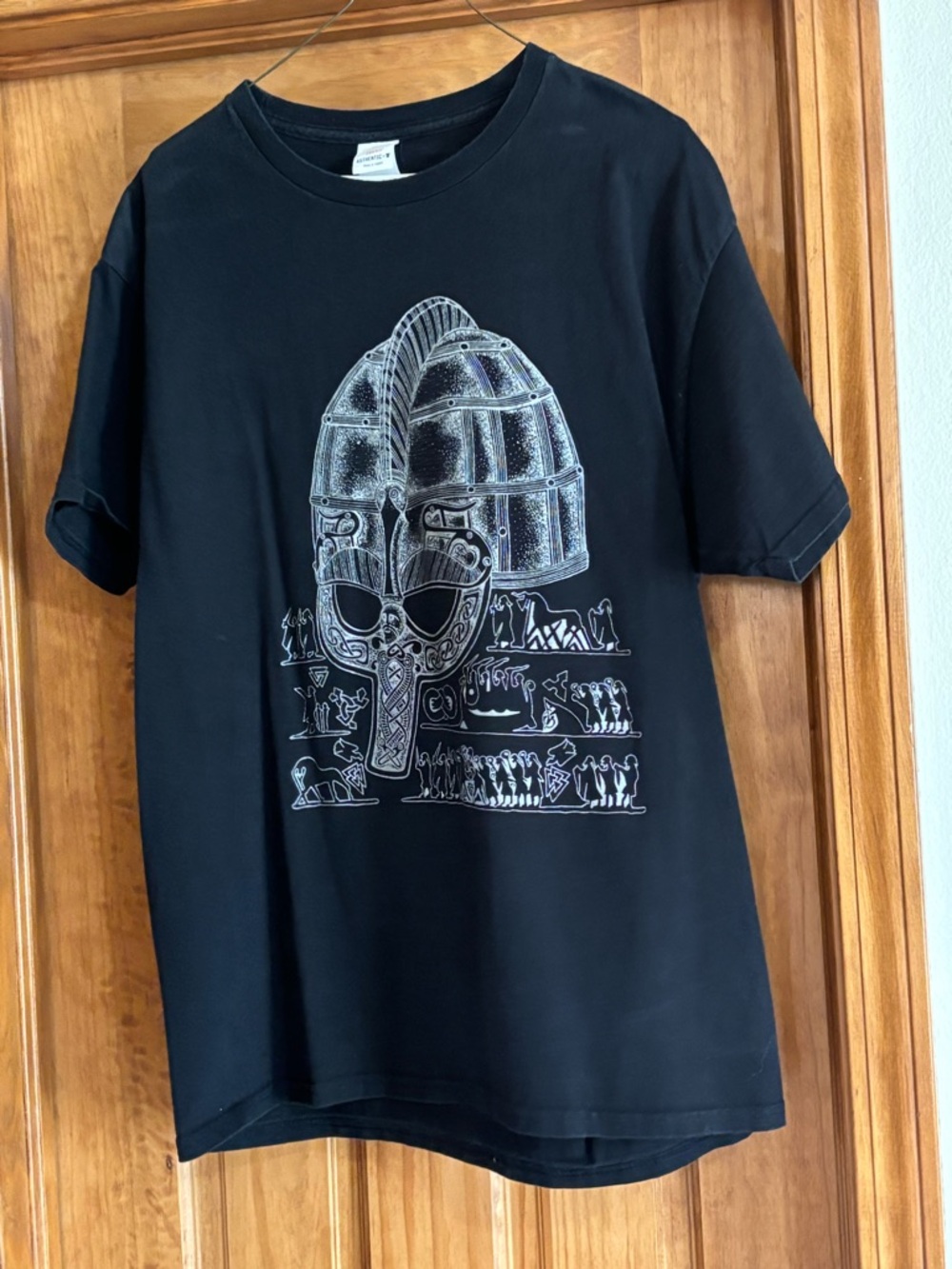 men’s Black Classic Viking Crewneck Tee